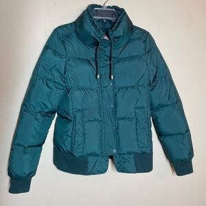 Juicy Couture Green down puffer jacket Size Medium